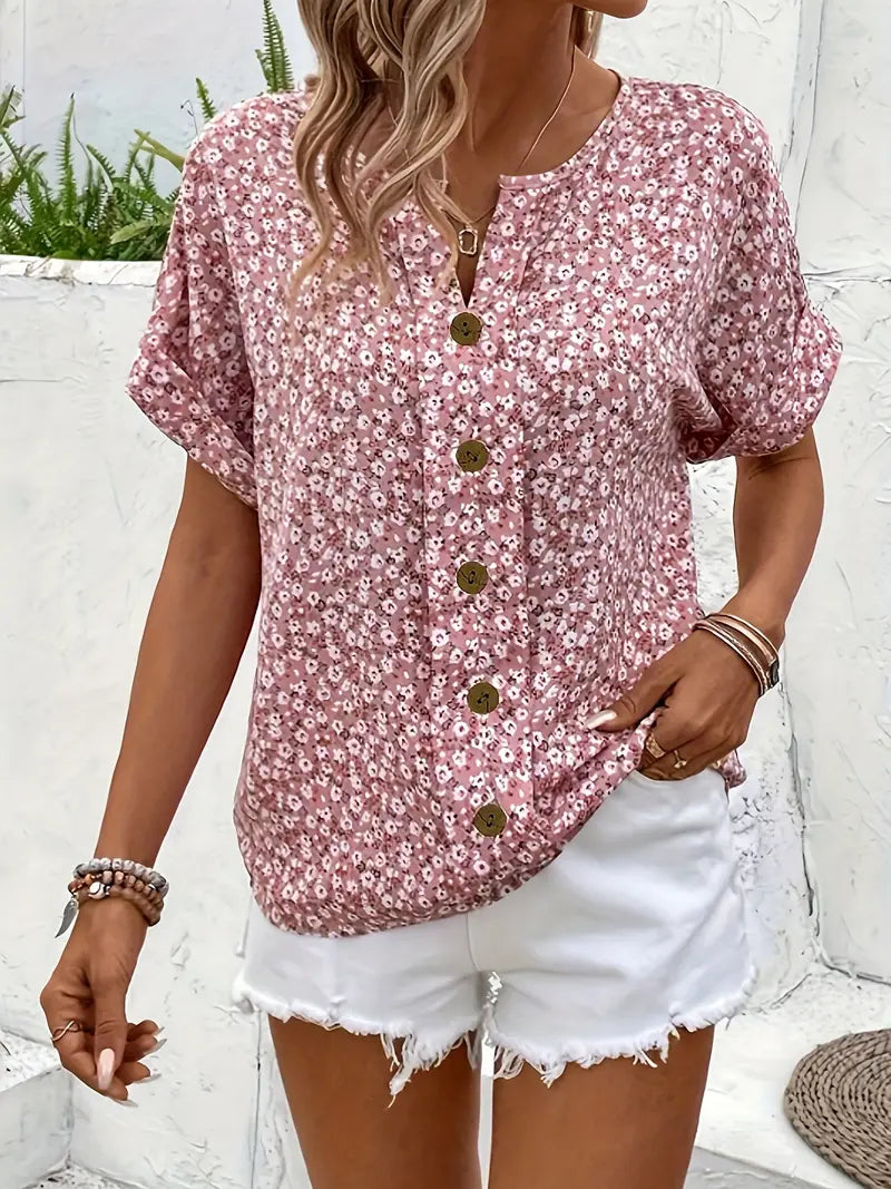 Verna | Elegant bluse med blomsterprint