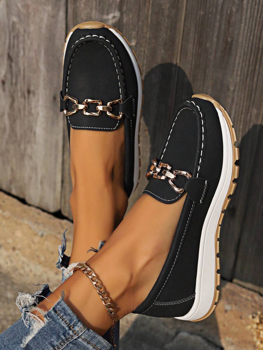 Sofia™ | Ortopædiske Vintage Loafers – Stil & Komfort