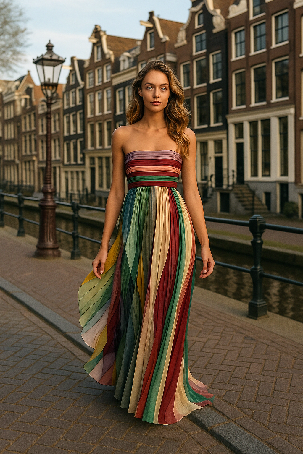 Zephora | Sommerkjole med Elegant Fald