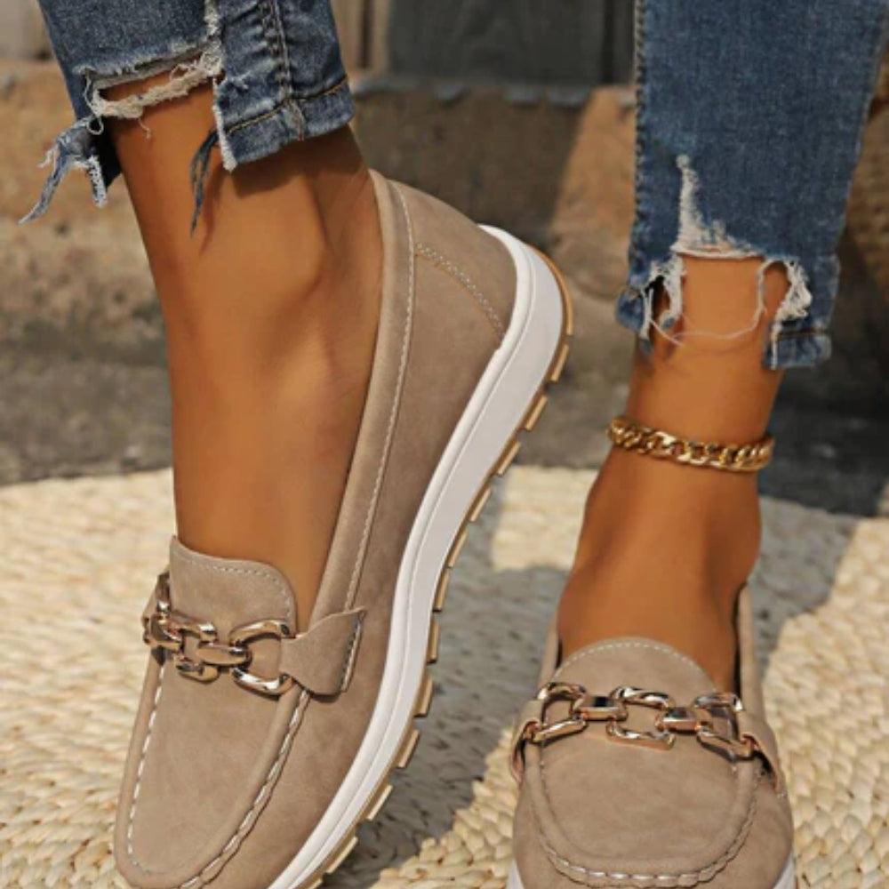 Sofia™ | Ortopædiske Vintage Loafers – Stil & Komfort