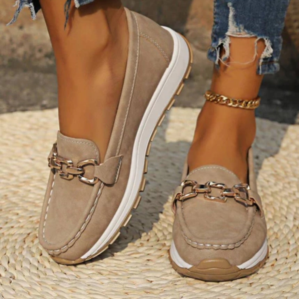 Sofia™ | Ortopædiske Vintage Loafers – Stil & Komfort