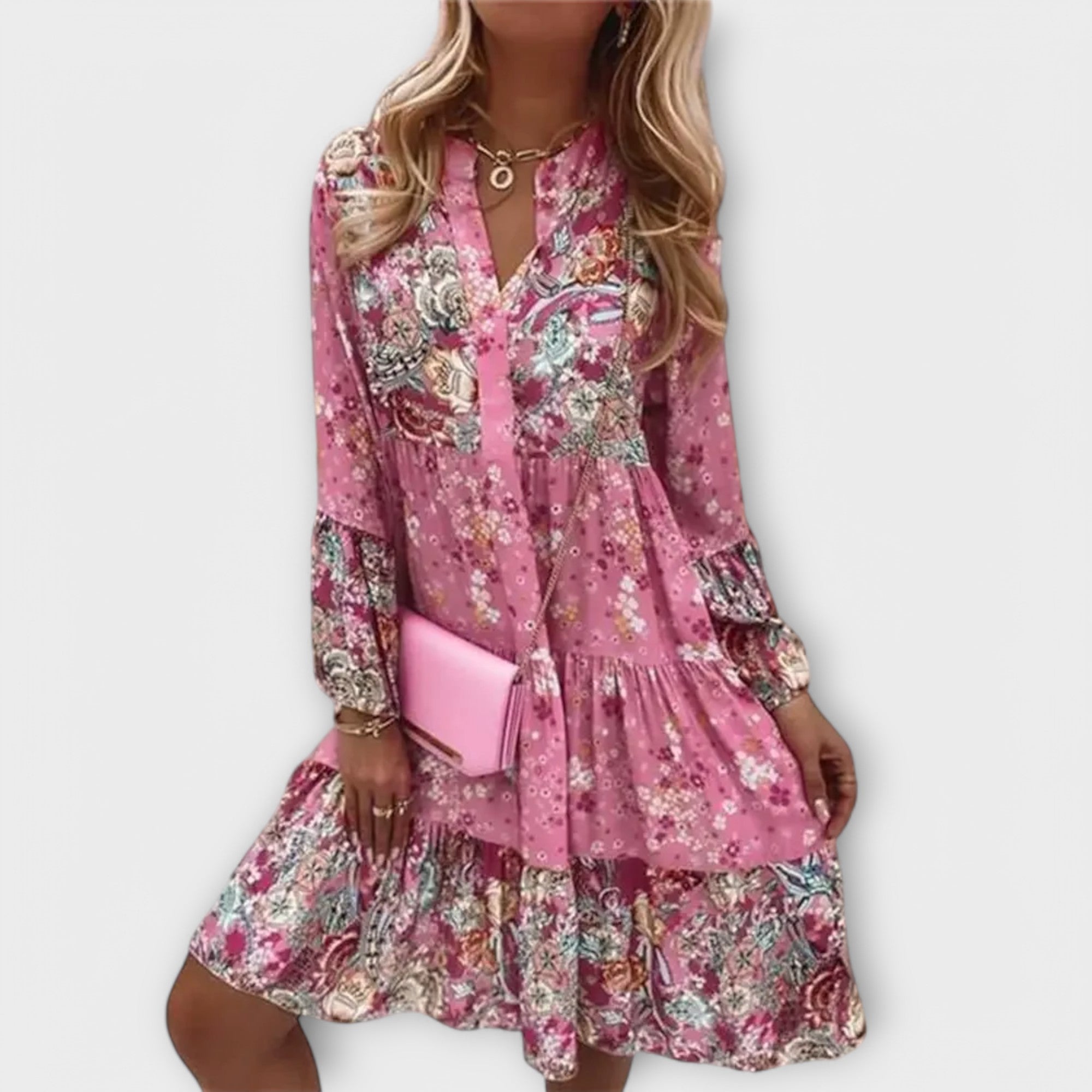 Valer - Sommer Boho A-Linje Kjole