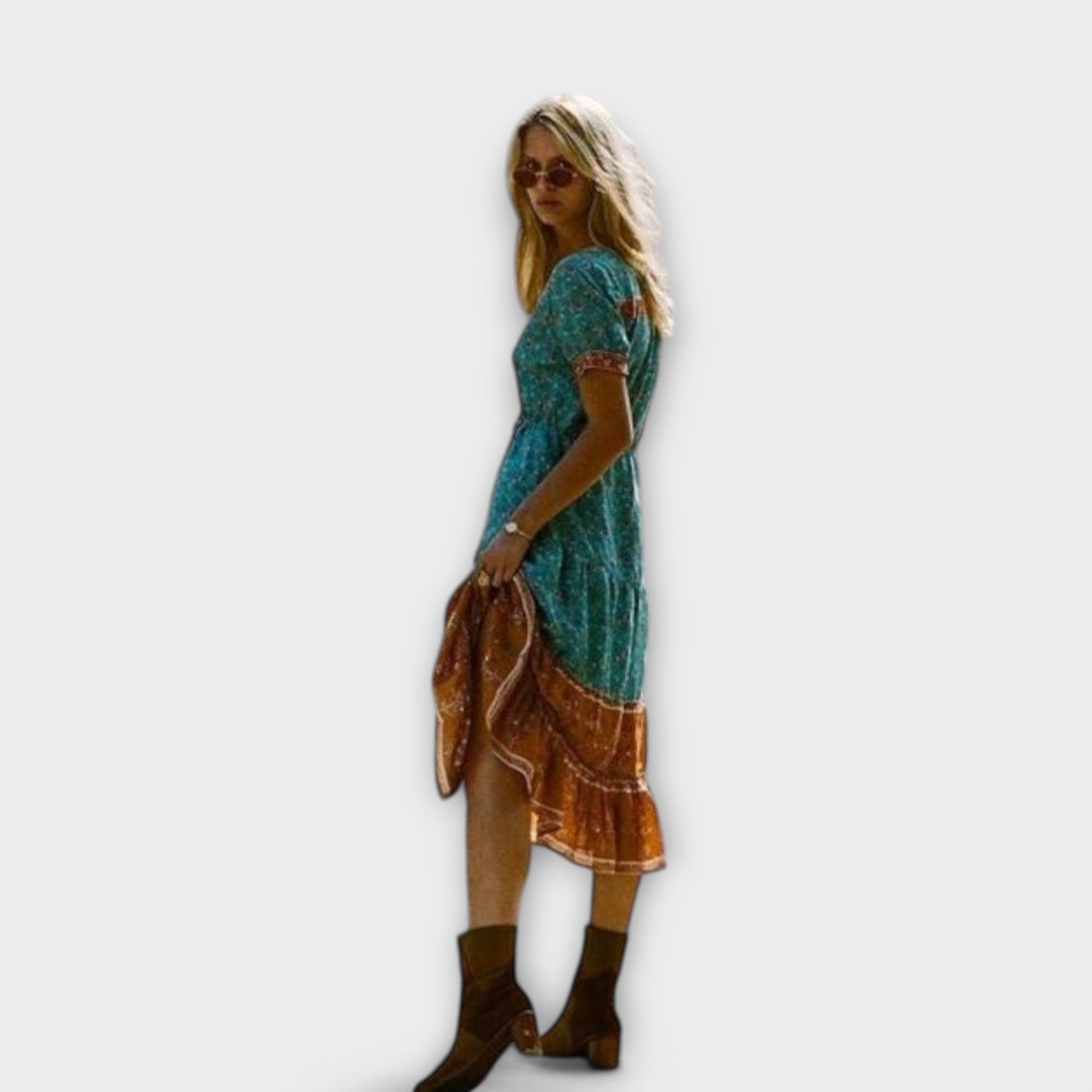 Boho Midi-kjolen