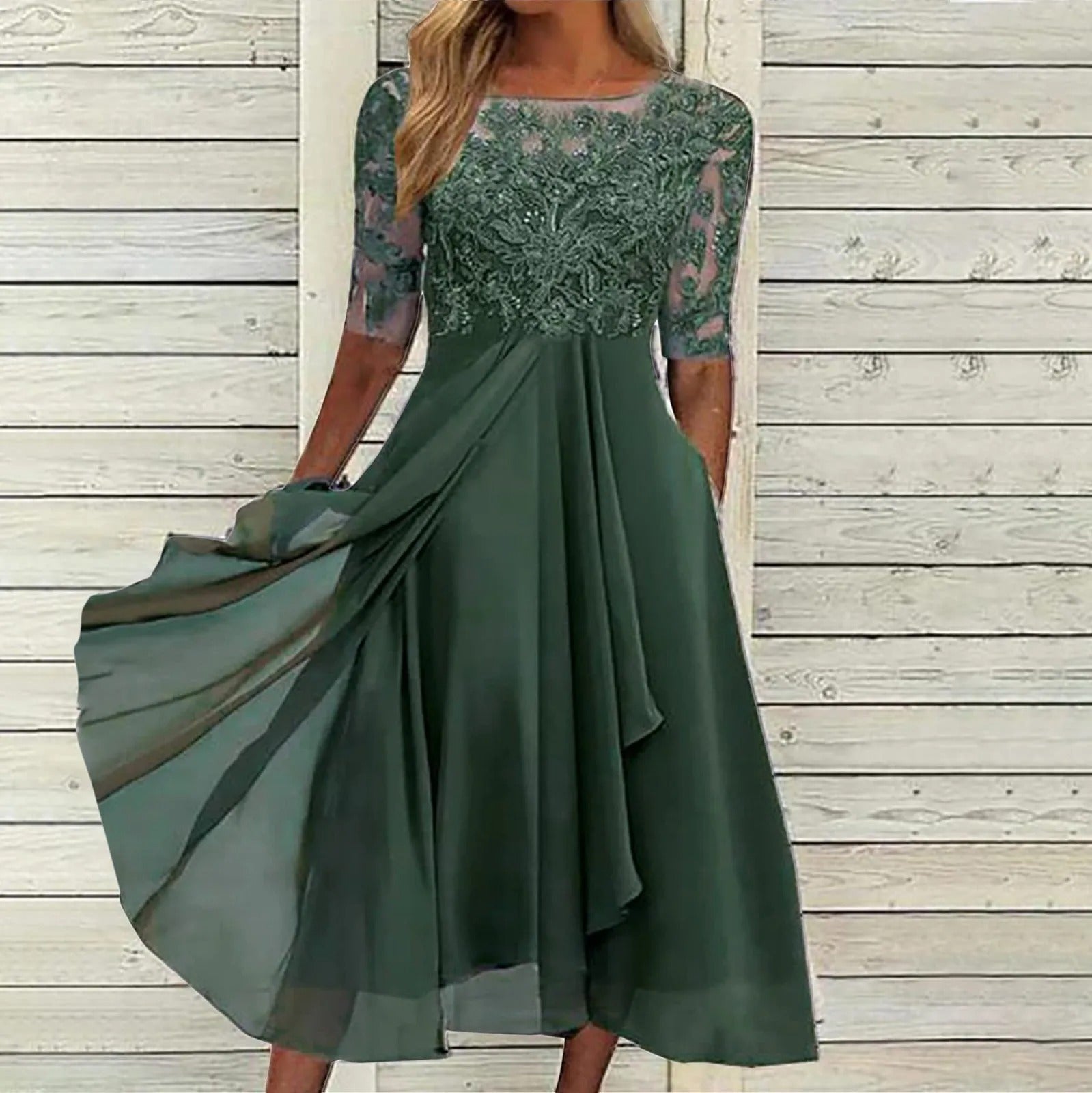 Ellinor | Elegant Kjole med Flatterende Pasform