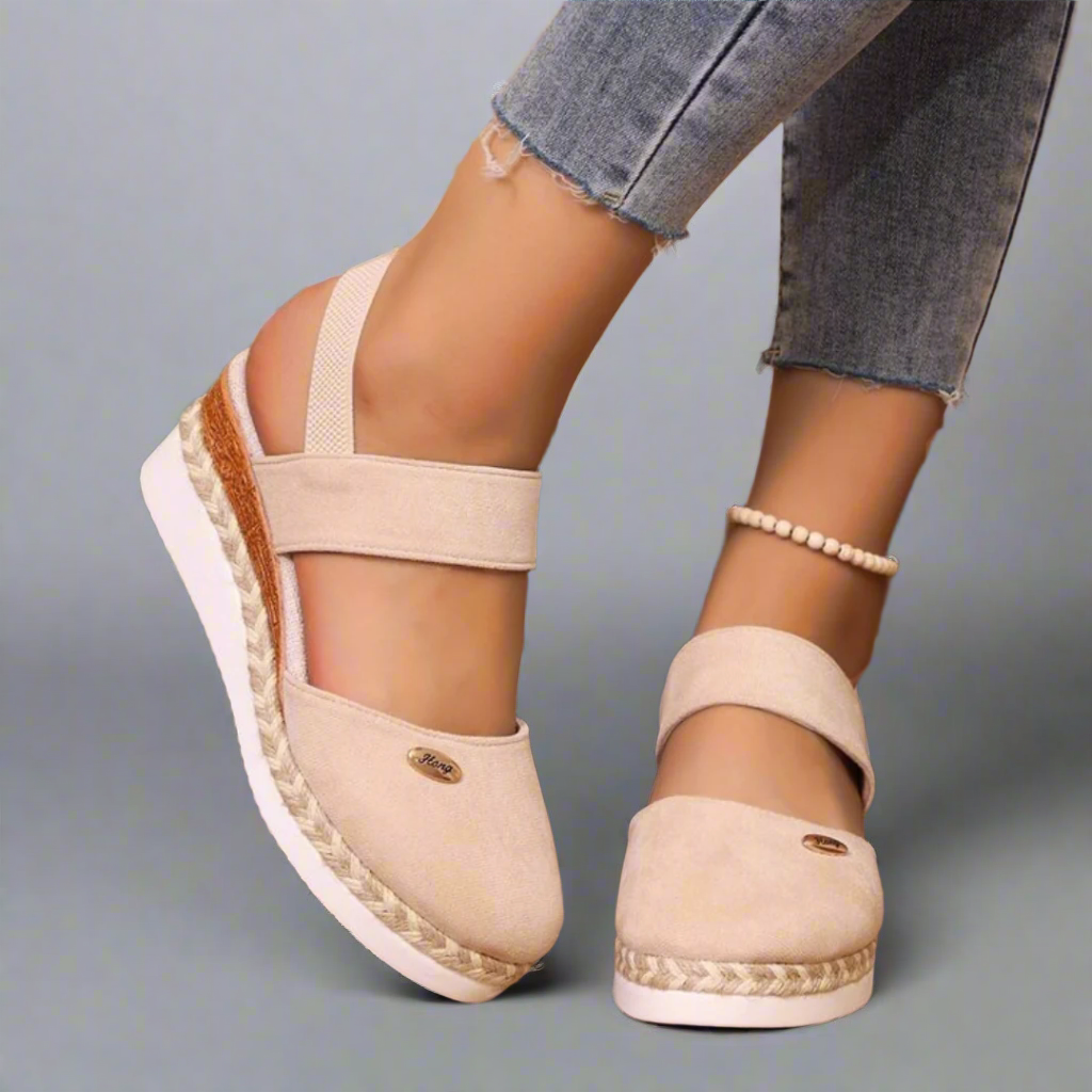Gerneliese | Elegante Orthopædiske Plateau-Sandaler
