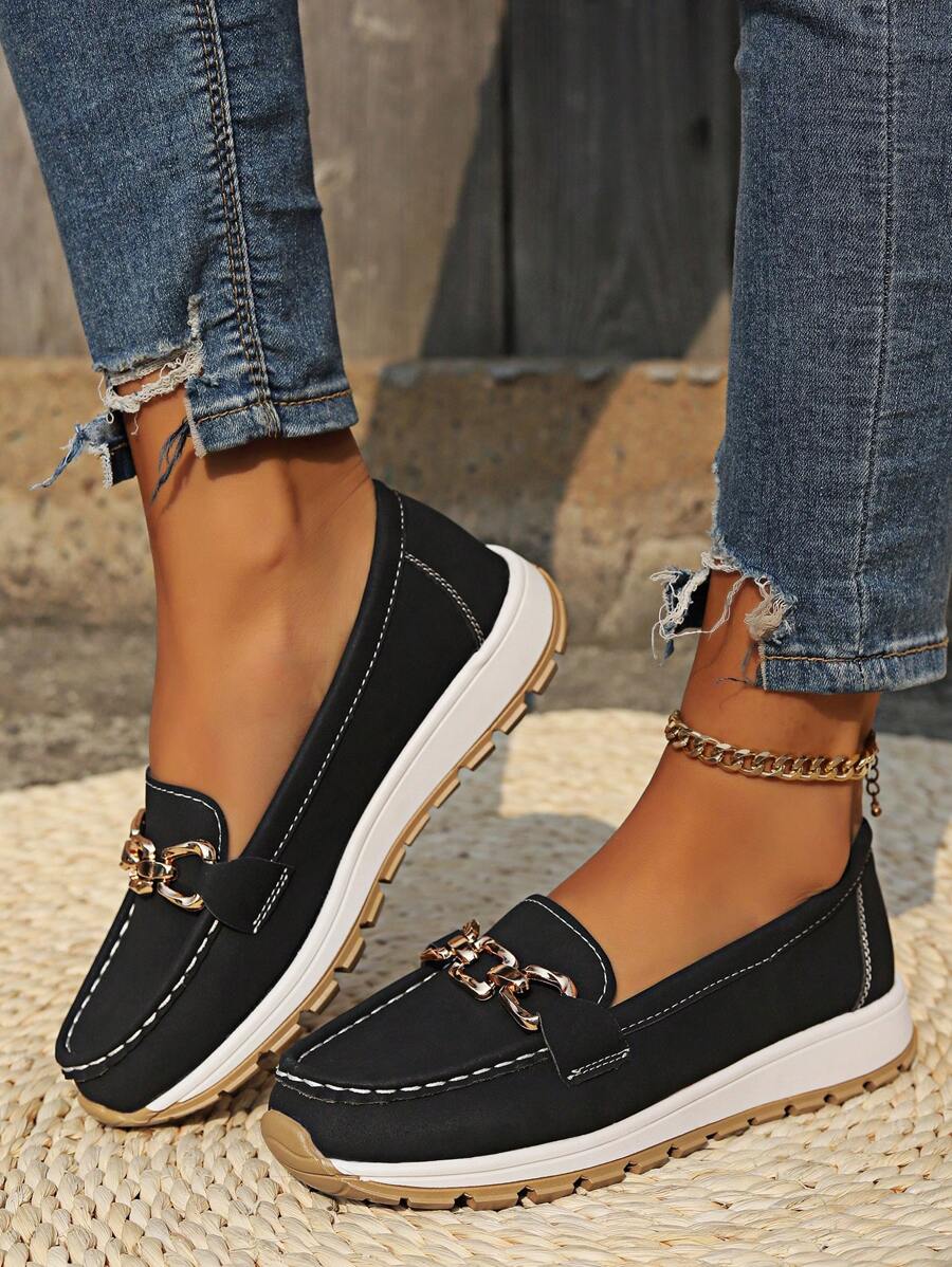Sofia™ | Ortopædiske Vintage Loafers – Stil & Komfort