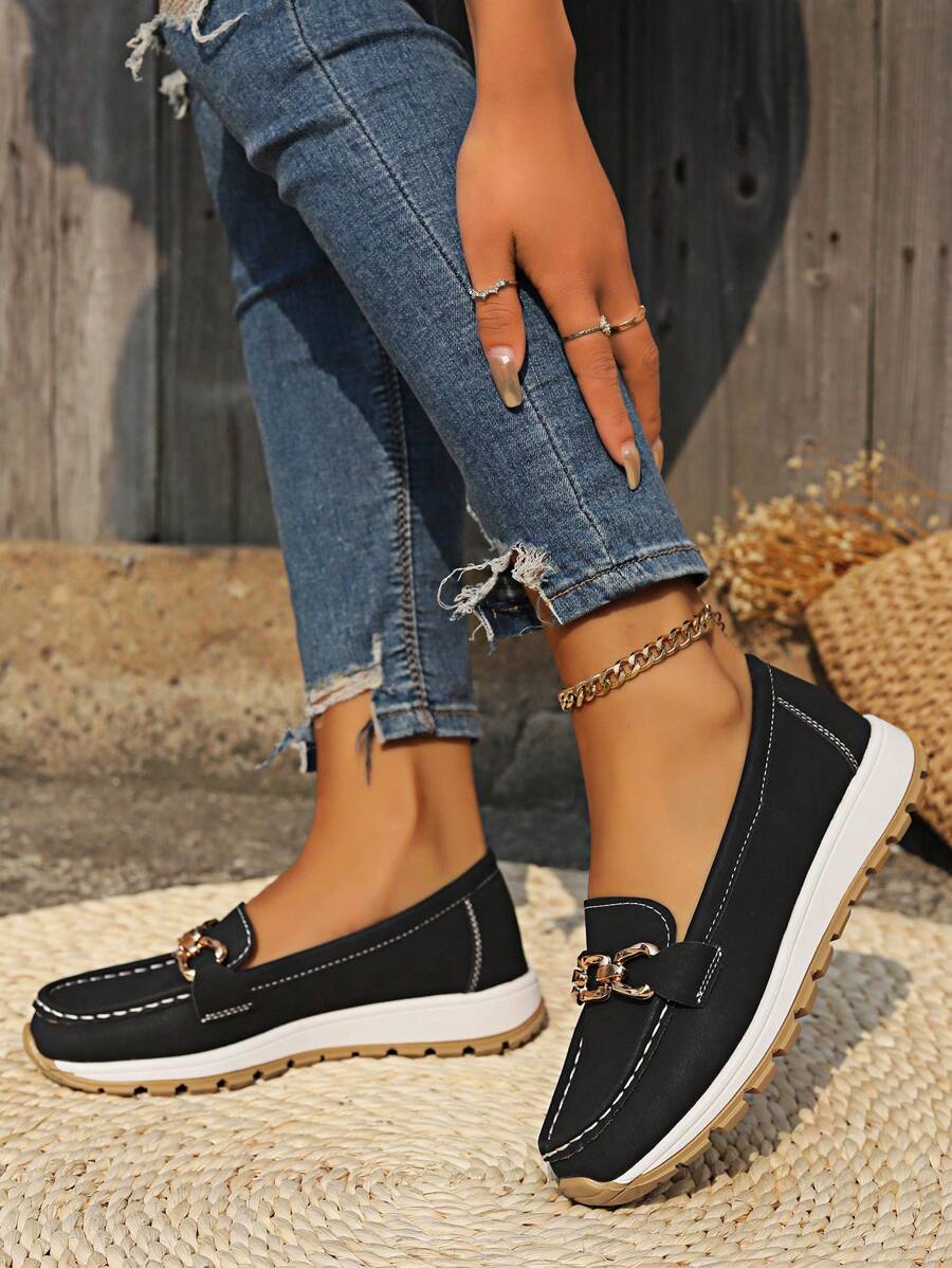 Sofia™ | Ortopædiske Vintage Loafers – Stil & Komfort