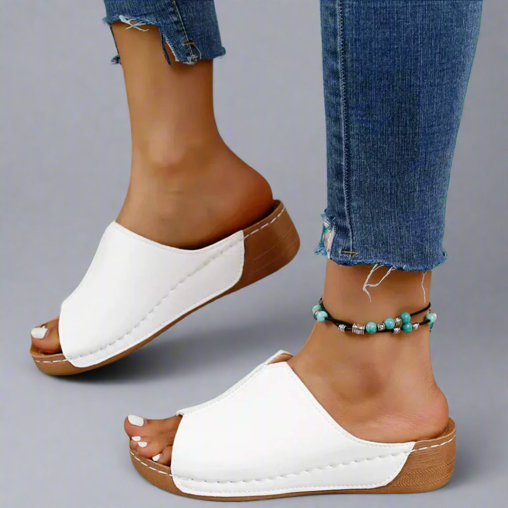 Clemensia | Håndlavede wedge-sandaler i premium-materiale
