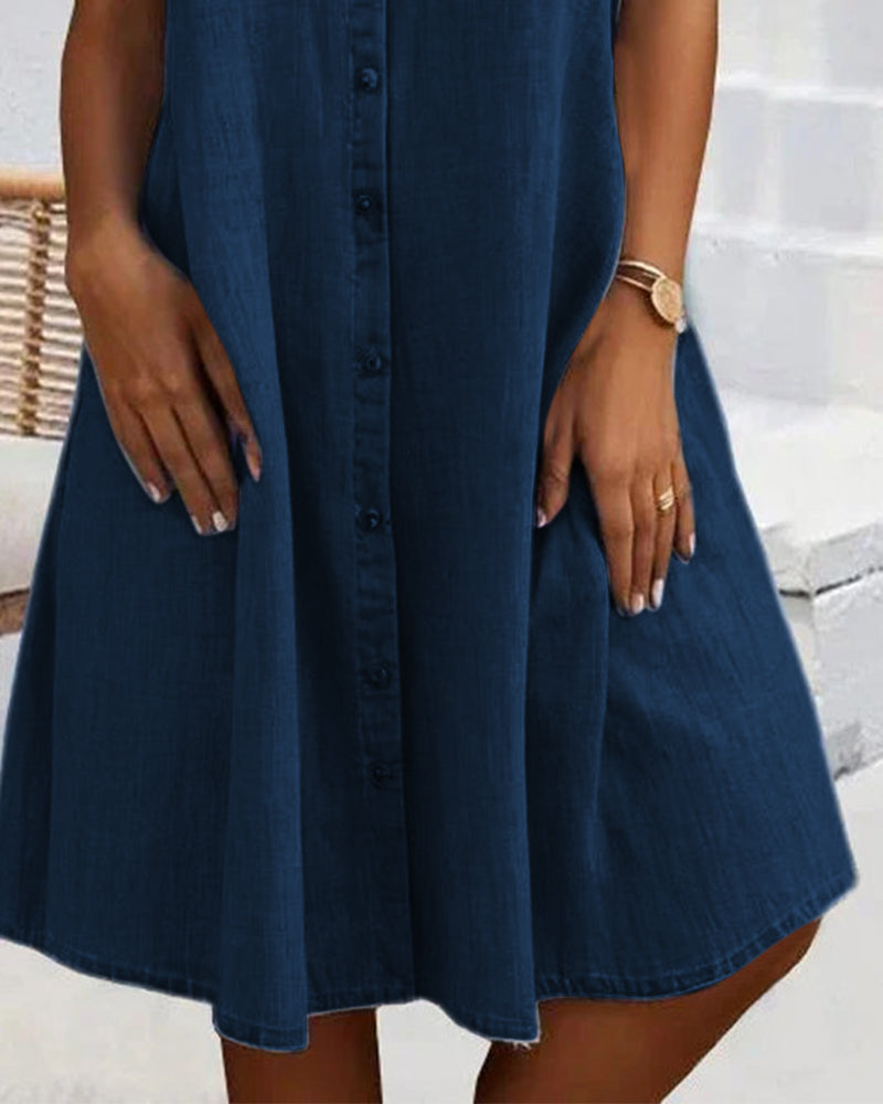 Maisie | Casual A-linje Kjole med Lommer