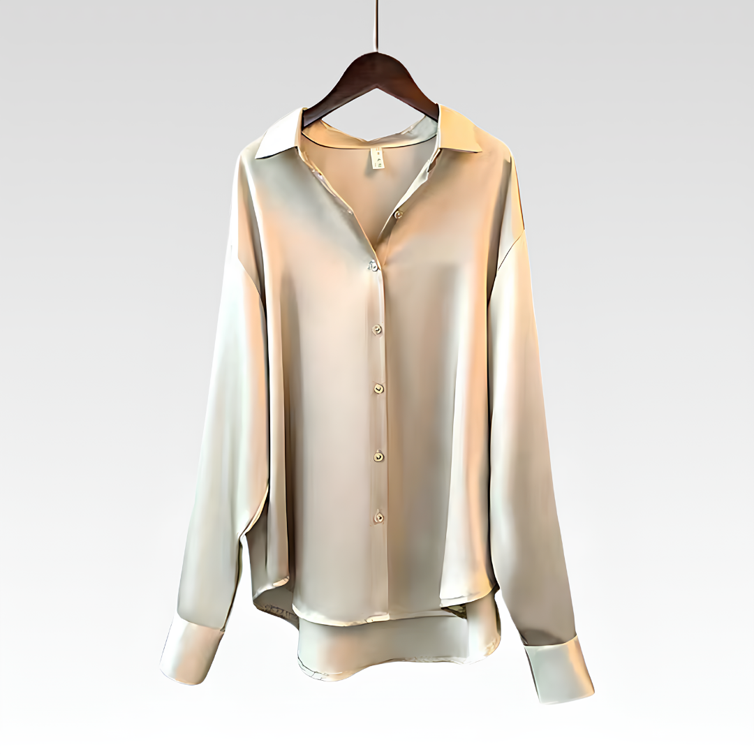Nordique | Luksus Silhouette Satin Skjorte