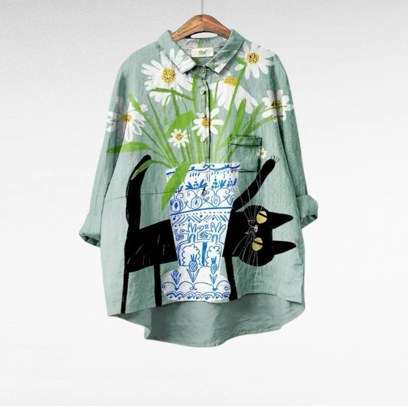 Alma™ | Eksklusiv Damebluse | 50% Rabat!