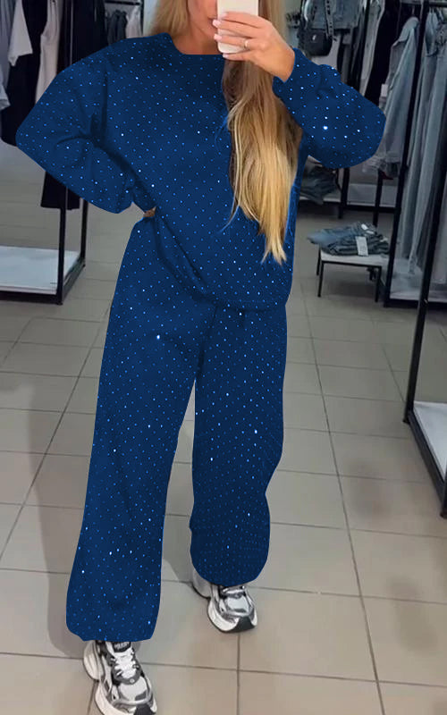 Irma – Třpytivý dvoudílný set pro pohodlí a styl