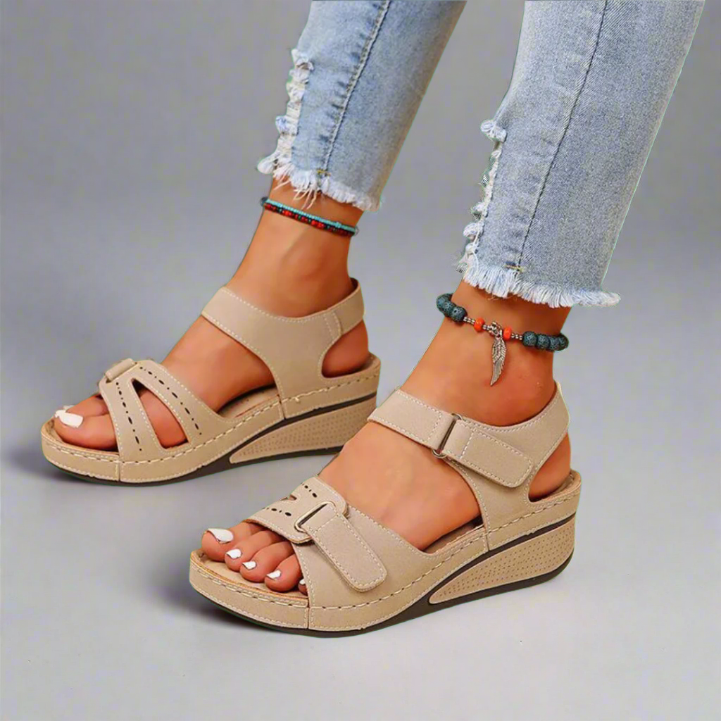 Gudula | Elegante ortopædiske sandaler lavet af blødt premium materiale til smertefrie sommerdage