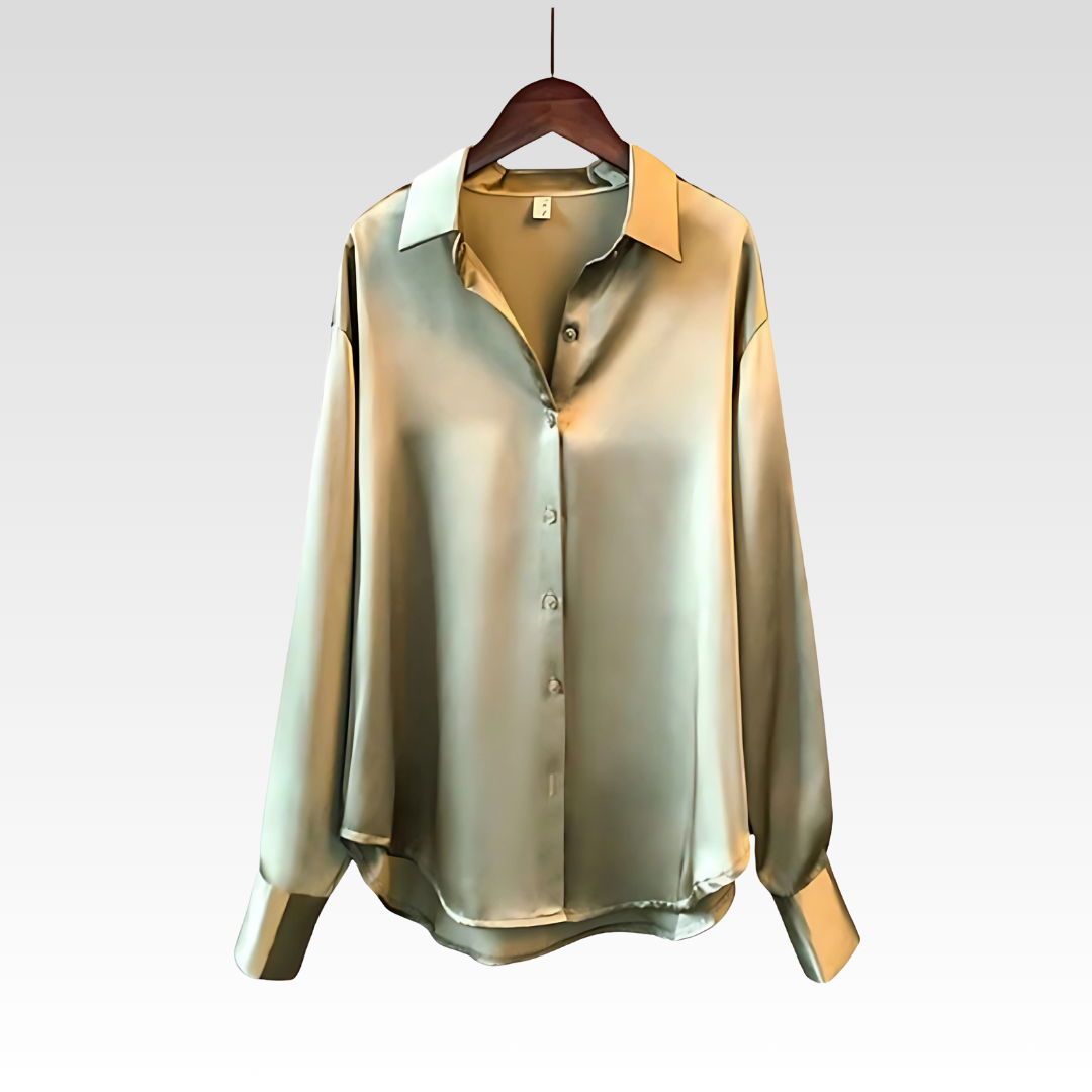 Nordique | Luksus Silhouette Satin Skjorte