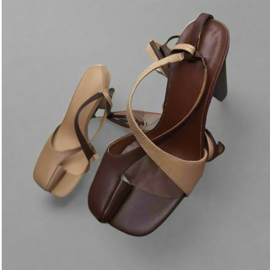 Zunilda | Elegante Tabi-sandaler med Høj Hæl