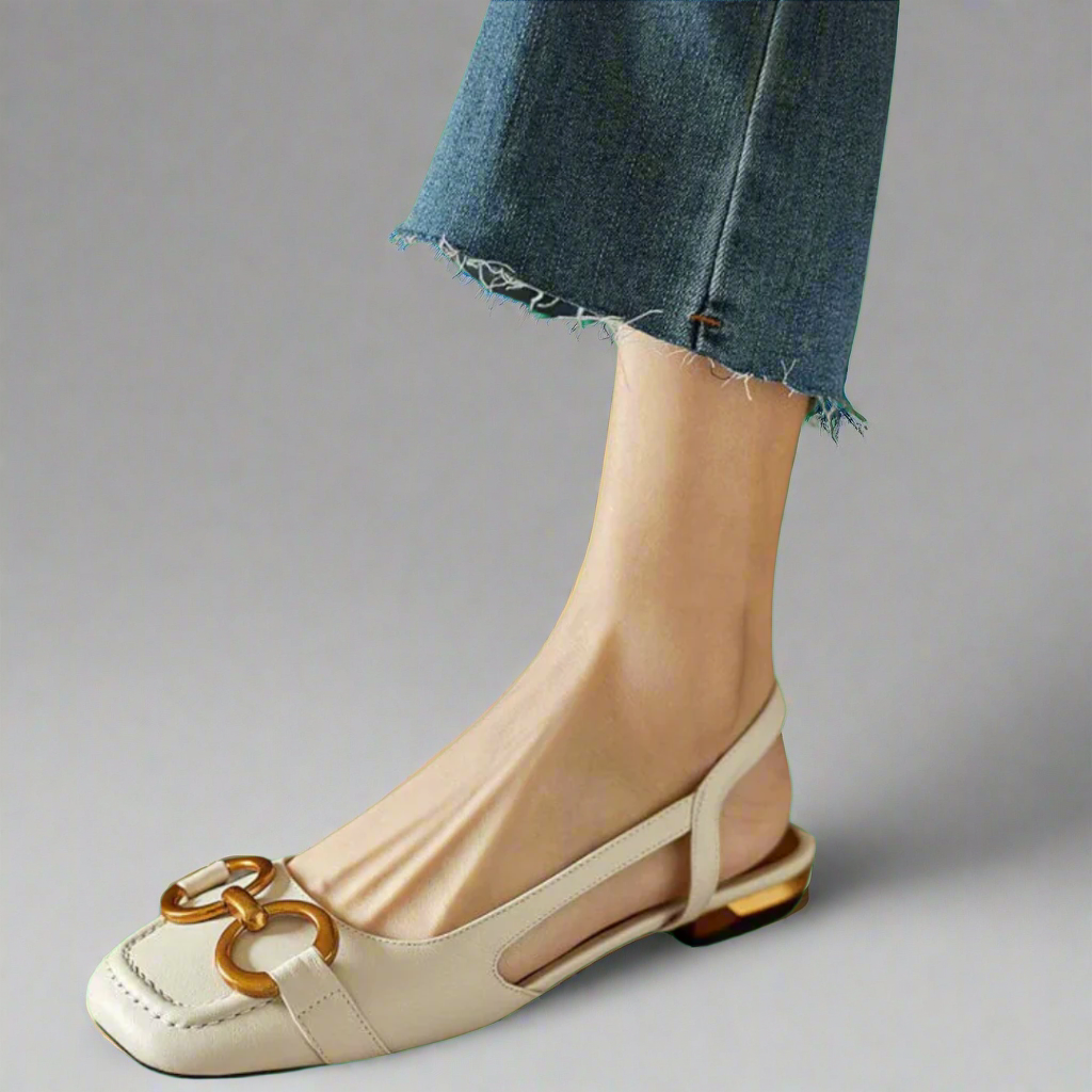 Adelrun | Elegante Ortopædiske Sandaler med Blokhæl