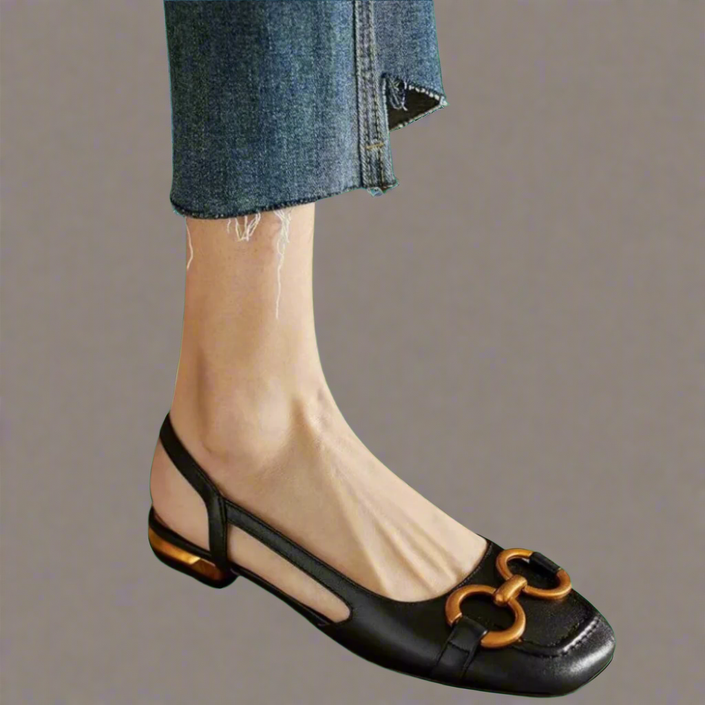Adelrun | Elegante Ortopædiske Sandaler med Blokhæl