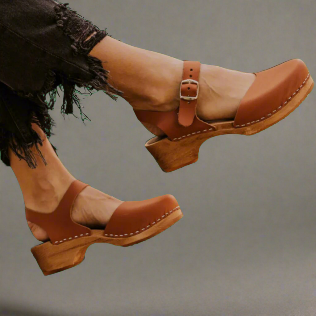 Laura | Behagelige Baotou Plateau Sandaler til Damer