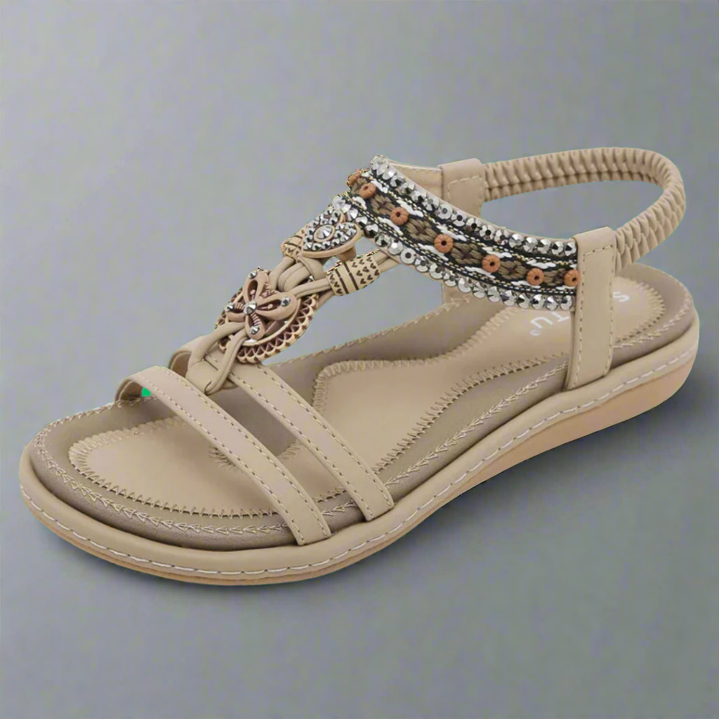Felicitas | Håndlavede Boho-sandaler i premium-materiale