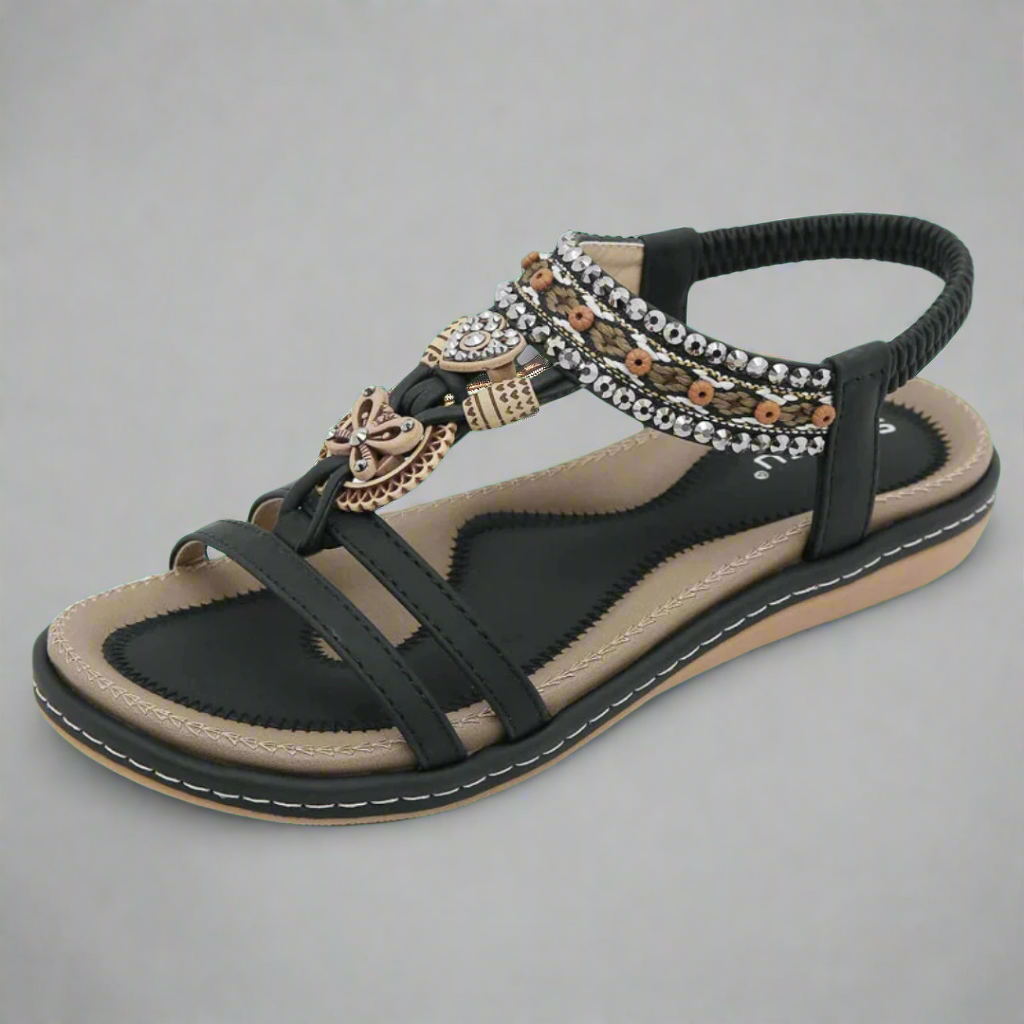 Felicitas | Håndlavede Boho-sandaler i premium-materiale