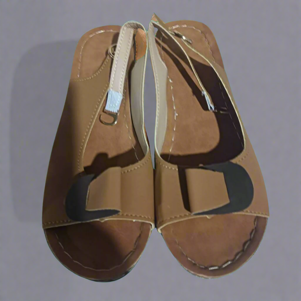 Clara | Retro Wedge Sandaler til Damer – Komfort og Stil