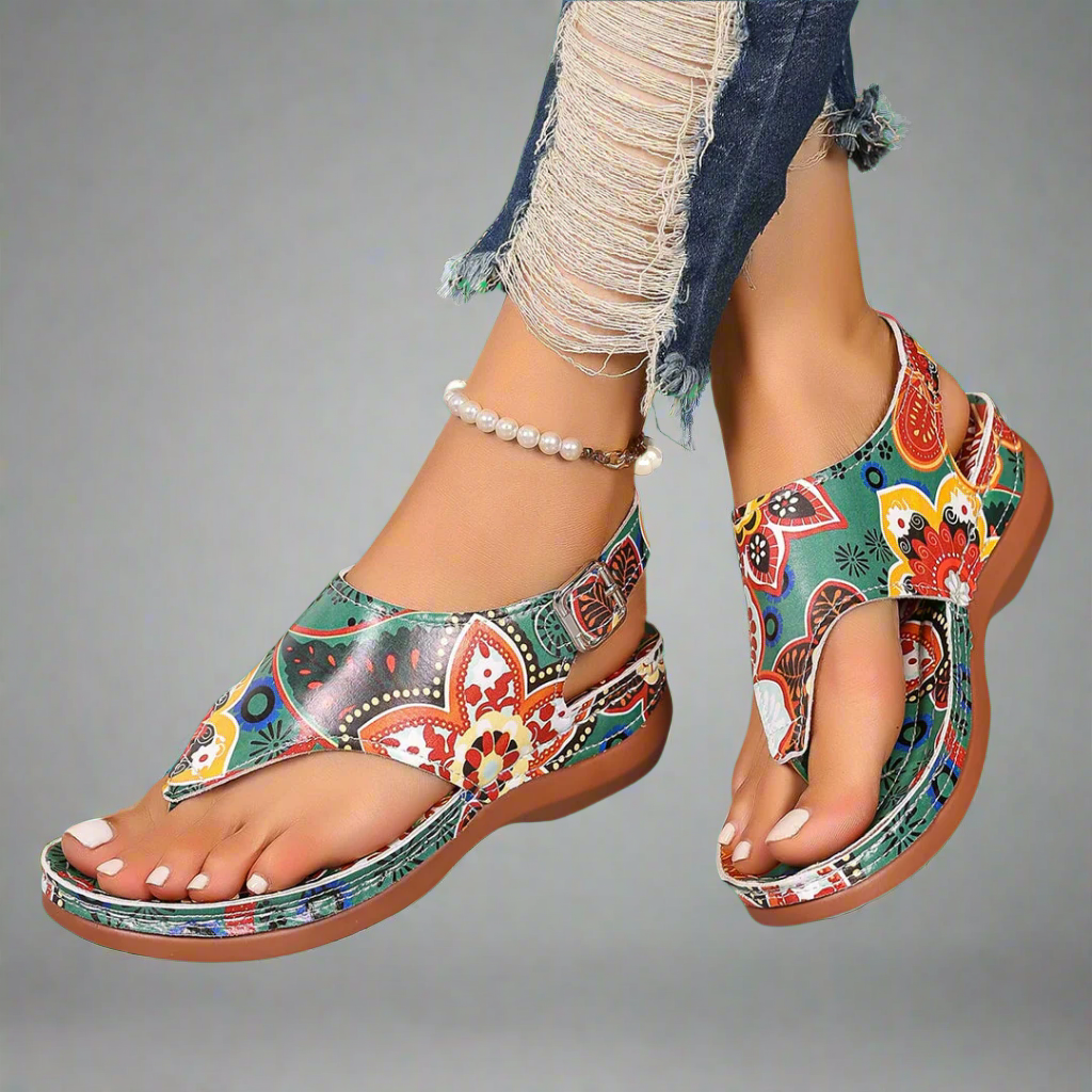 Regine | Håndlavede wedge-sandaler i premium-materiale