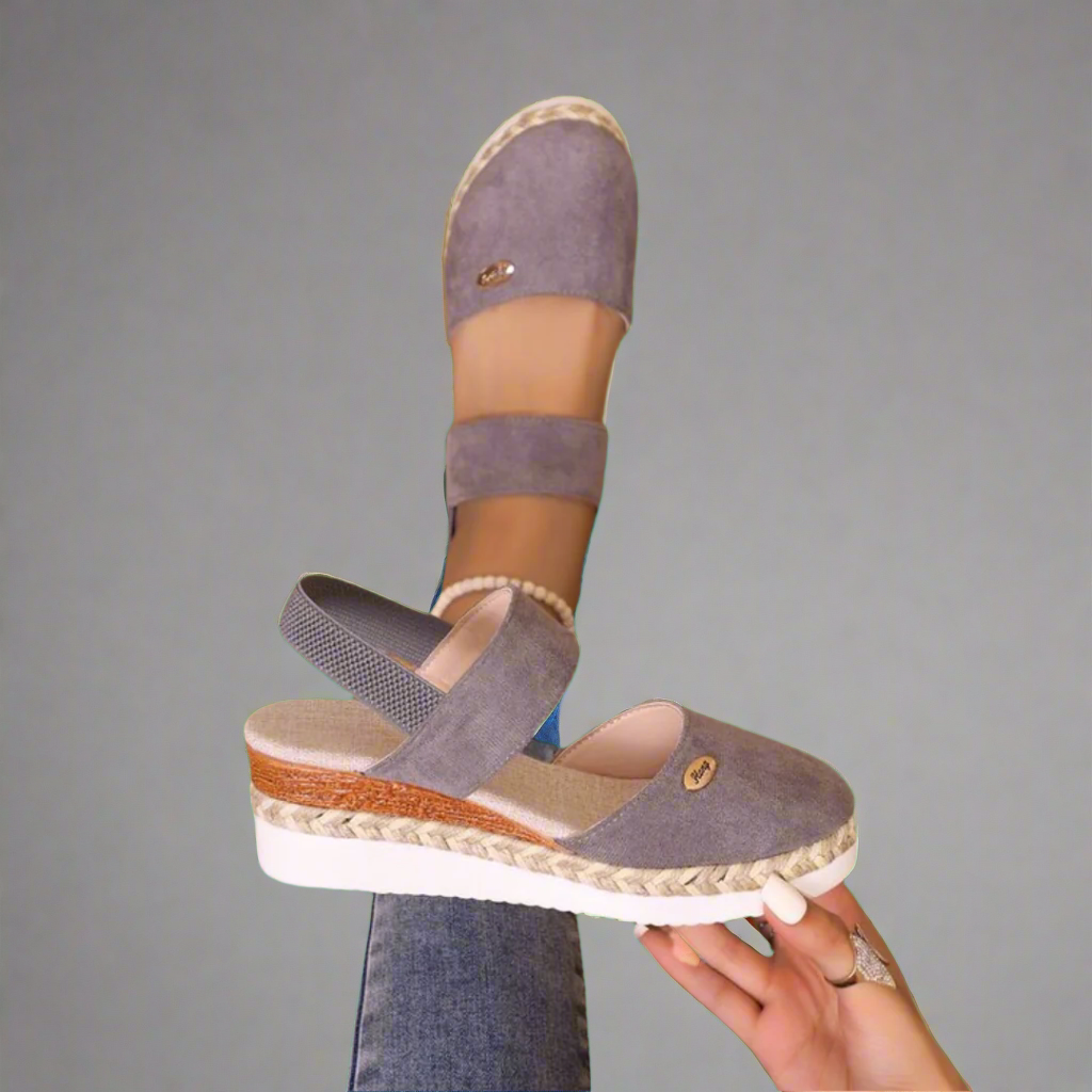 Gerneliese | Elegante Orthopædiske Plateau-Sandaler