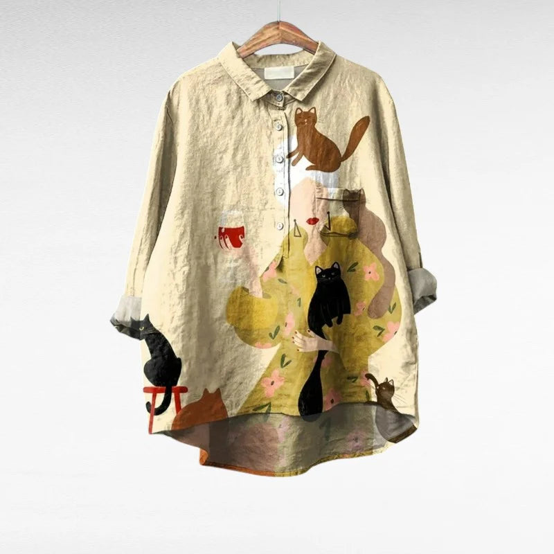 Alma™ | Eksklusiv Damebluse | 50% Rabat!
