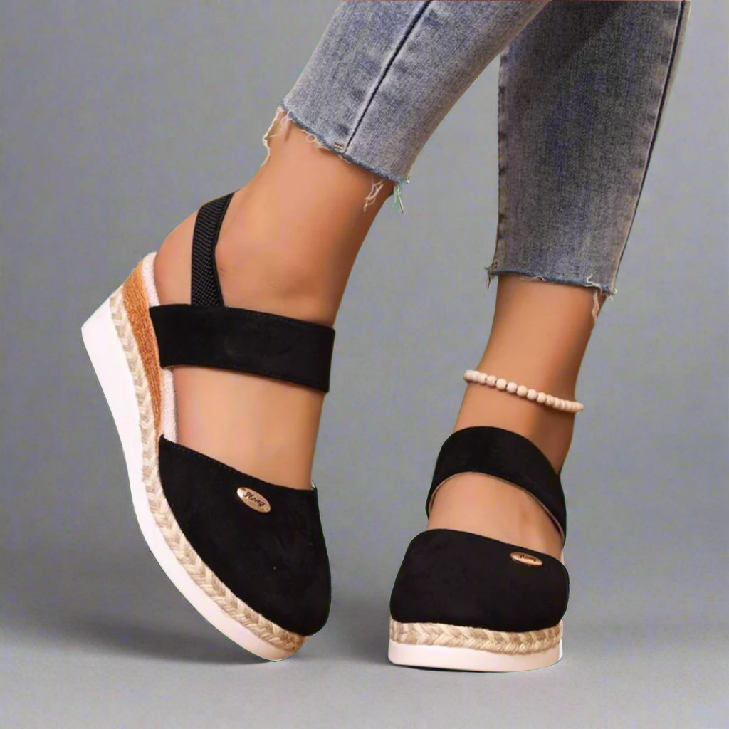 Gerneliese | Elegante Orthopædiske Plateau-Sandaler