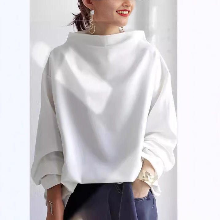 Gabriela – Elegantní pulovr s vysokým límcem