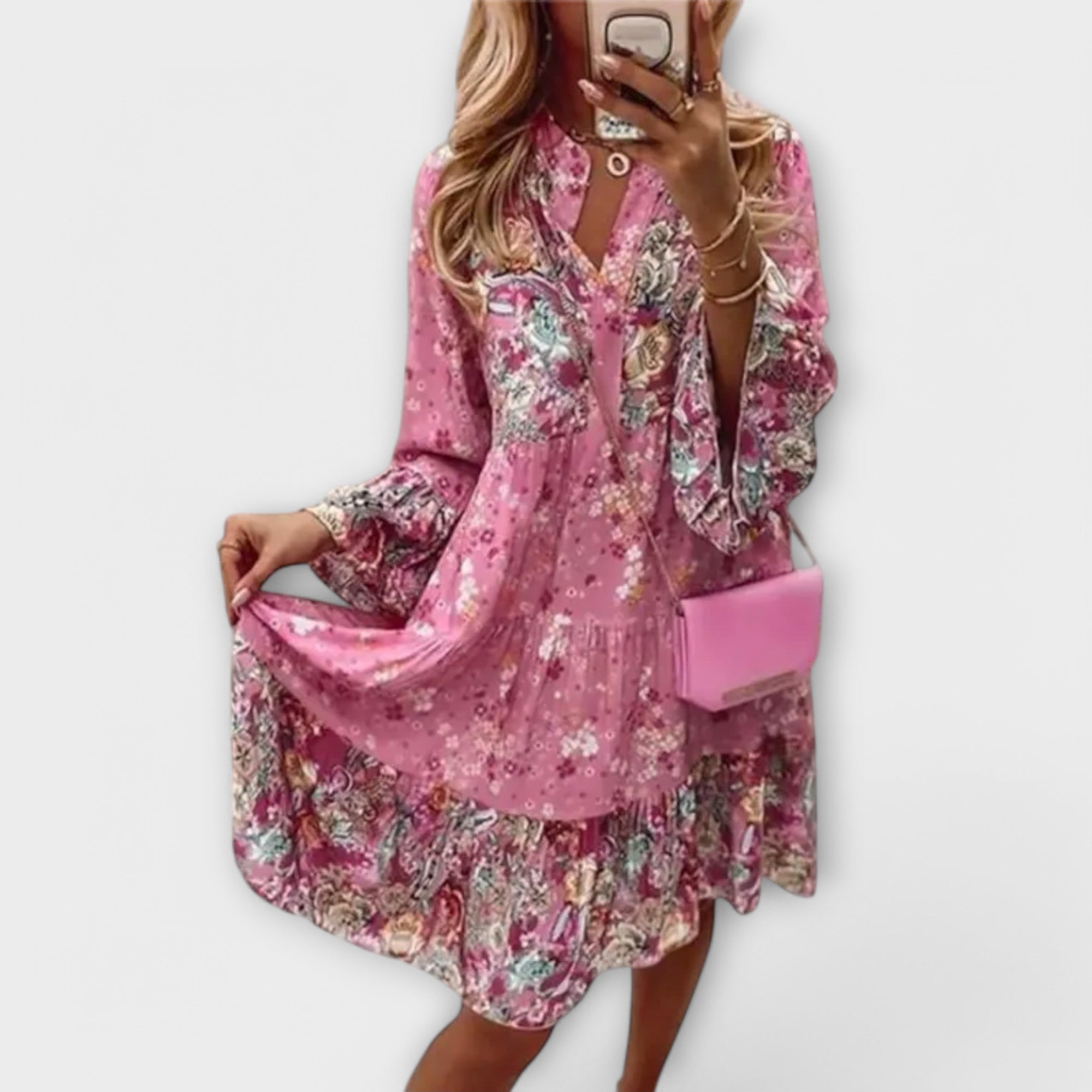 Valer - Sommer Boho A-Linje Kjole
