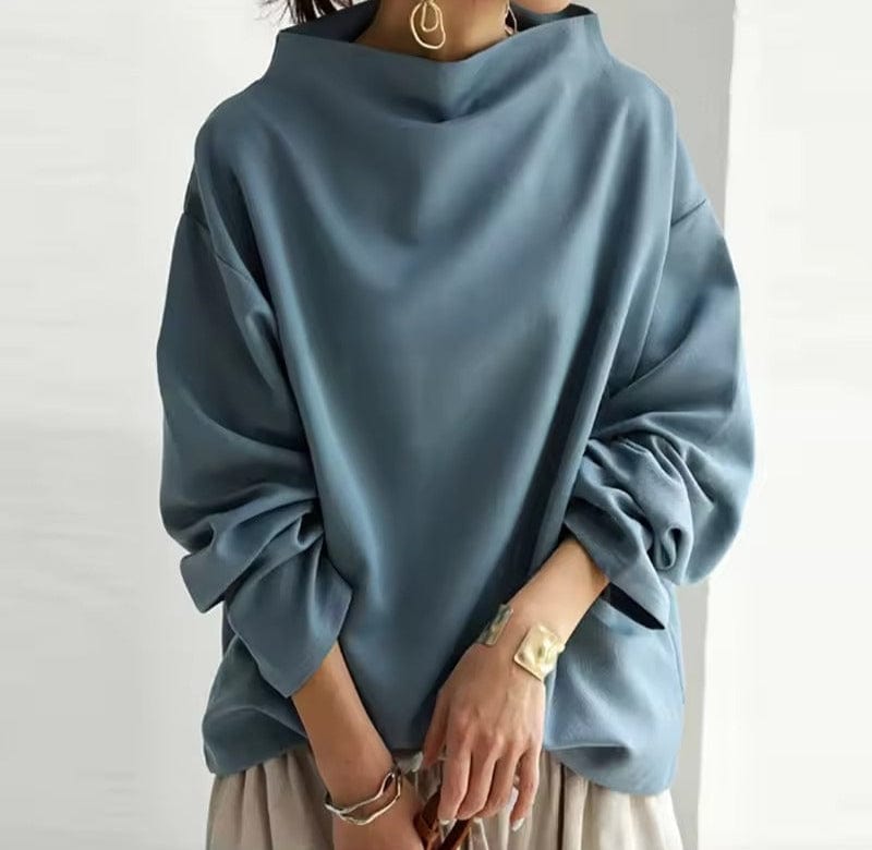 Gabriela – Elegantní pulovr s vysokým límcem