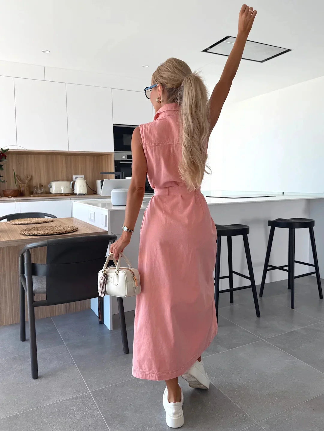 Louisa™ – Maxi Denim Kjole