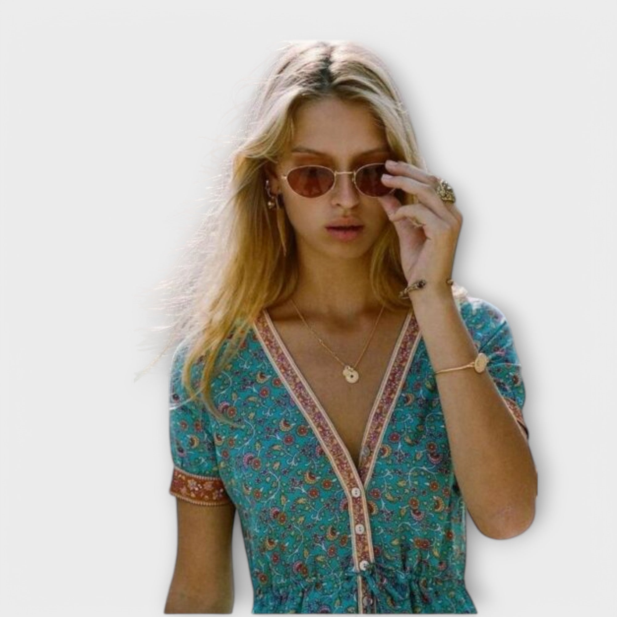 Boho Midi-kjolen