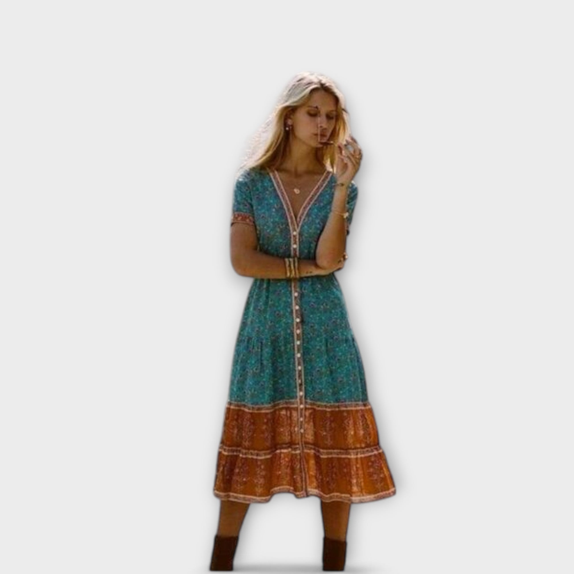 Boho Midi-kjolen