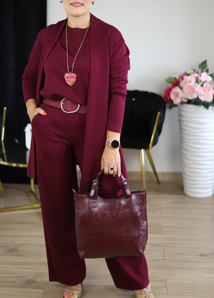 Monika – Stylová souprava s kardiganem a elegancí