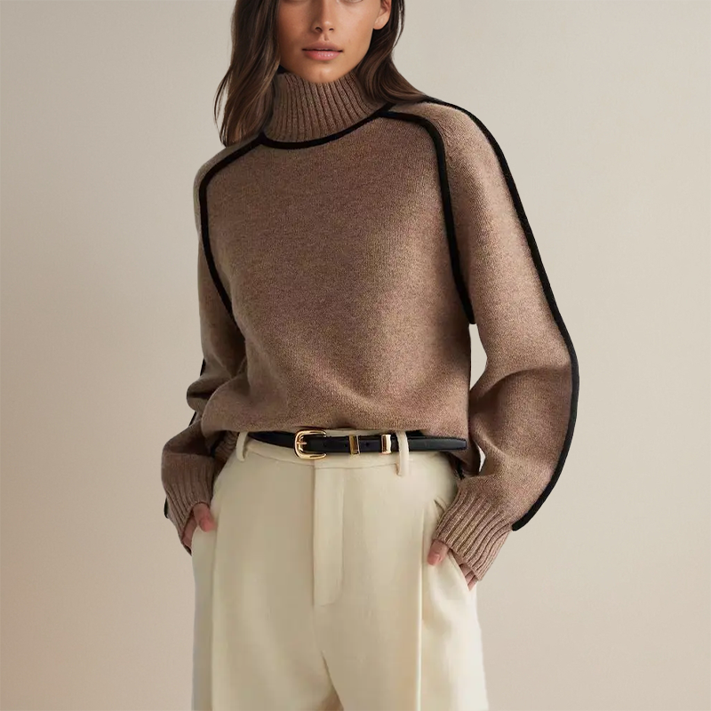 Dorota – Elegantní svetr s límečkem pro každou příležitost