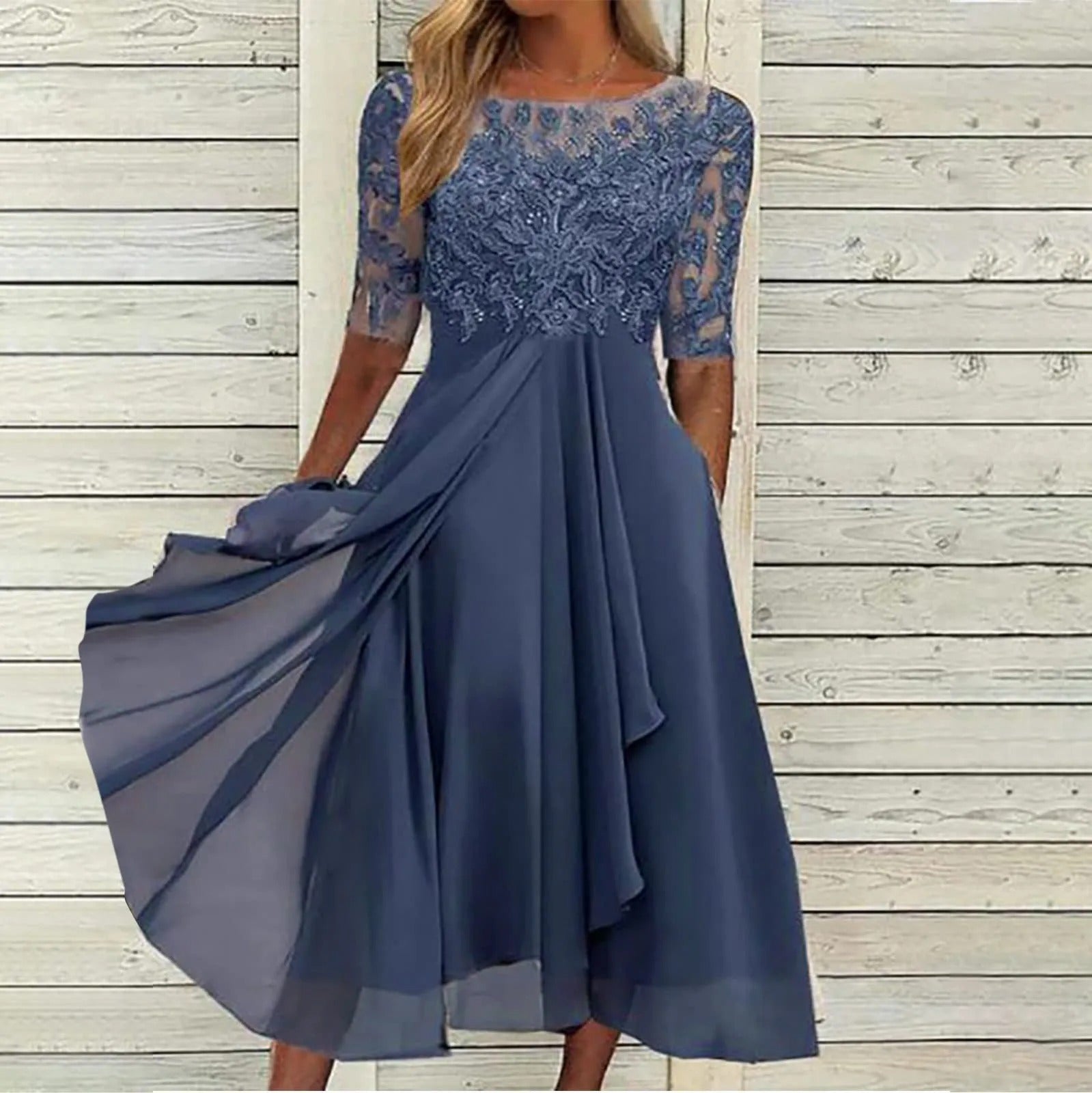 Ellinor | Elegant Kjole med Flatterende Pasform