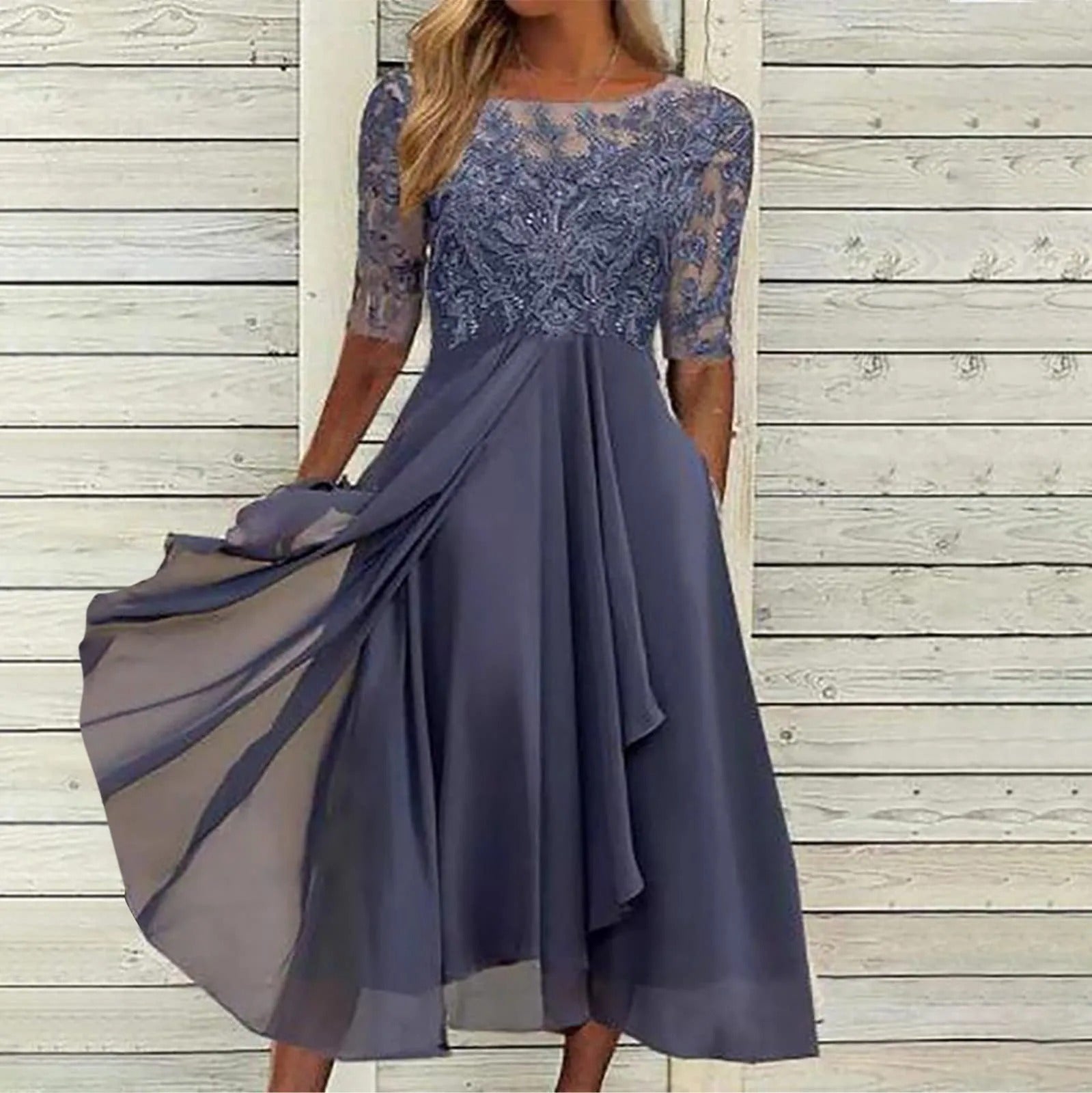 Ellinor | Elegant Kjole med Flatterende Pasform