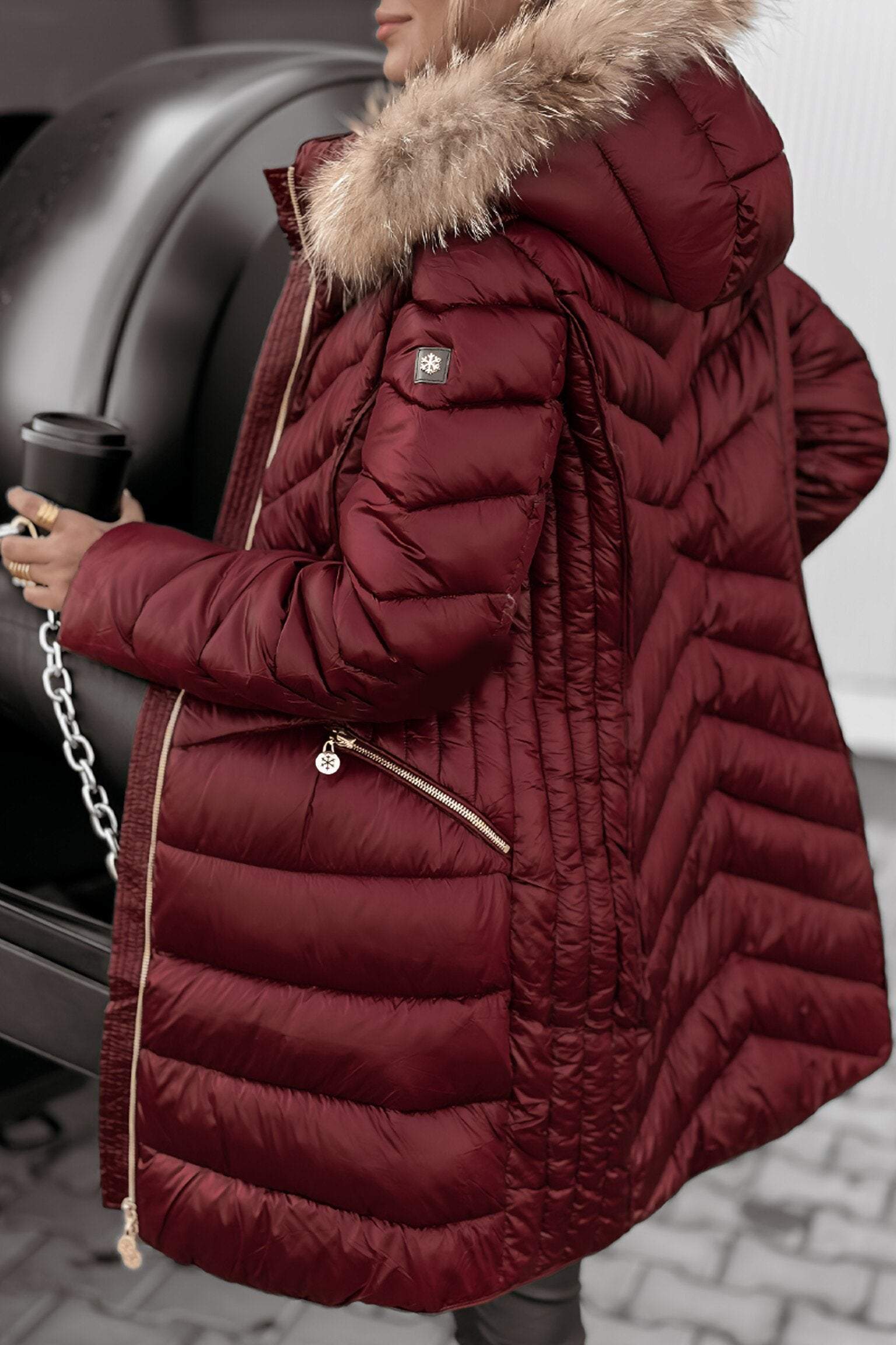 Inka – Stylový dámský zimní kabát