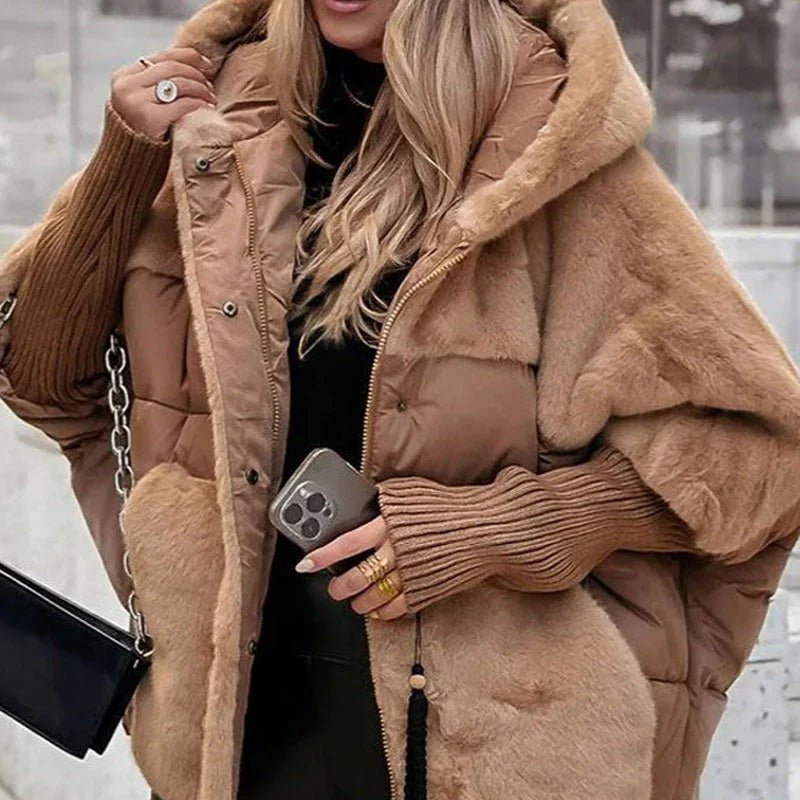 Lucie – Teplá Péřová Bunda s Kapucí
