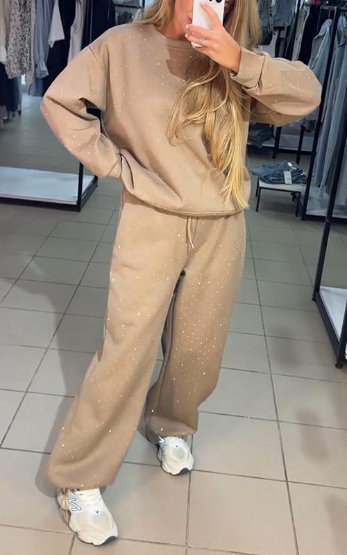 Irma – Třpytivý dvoudílný set pro pohodlí a styl