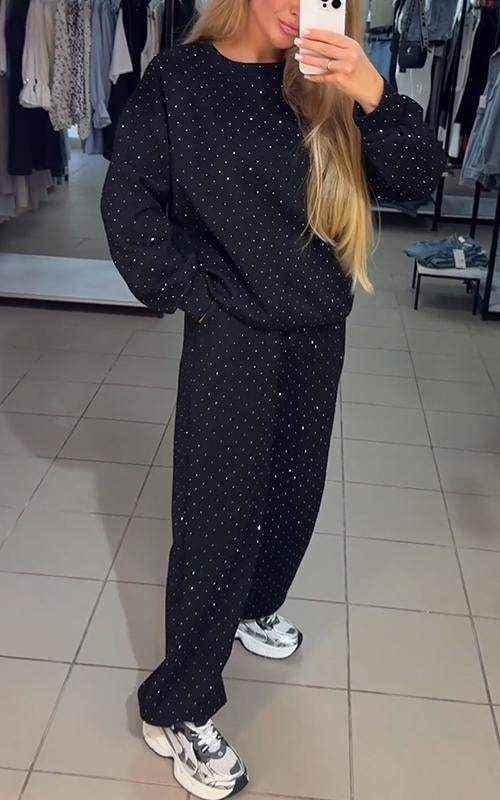Irma – Třpytivý dvoudílný set pro pohodlí a styl