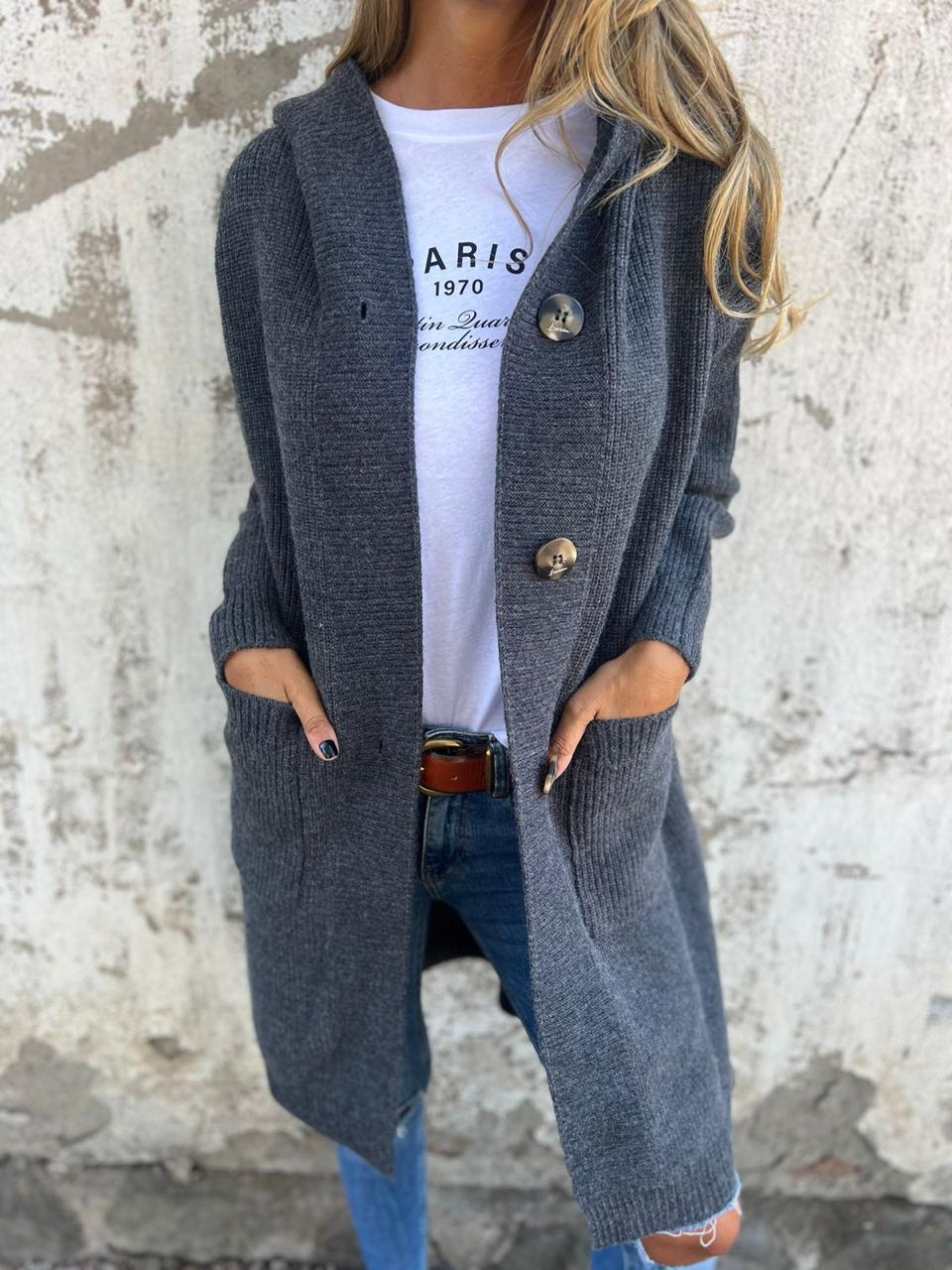 Olga – Dlouhý Kardigan Pohodlí a Elegance