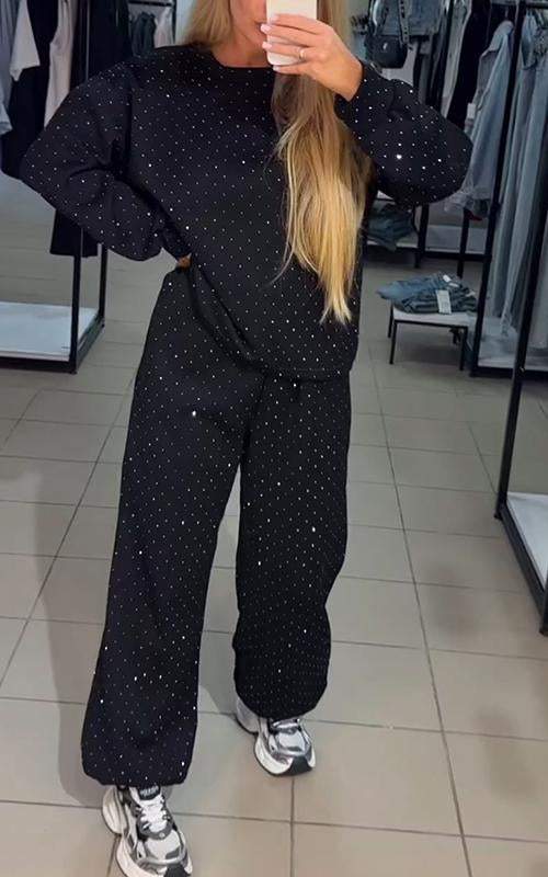 Irma – Třpytivý dvoudílný set pro pohodlí a styl