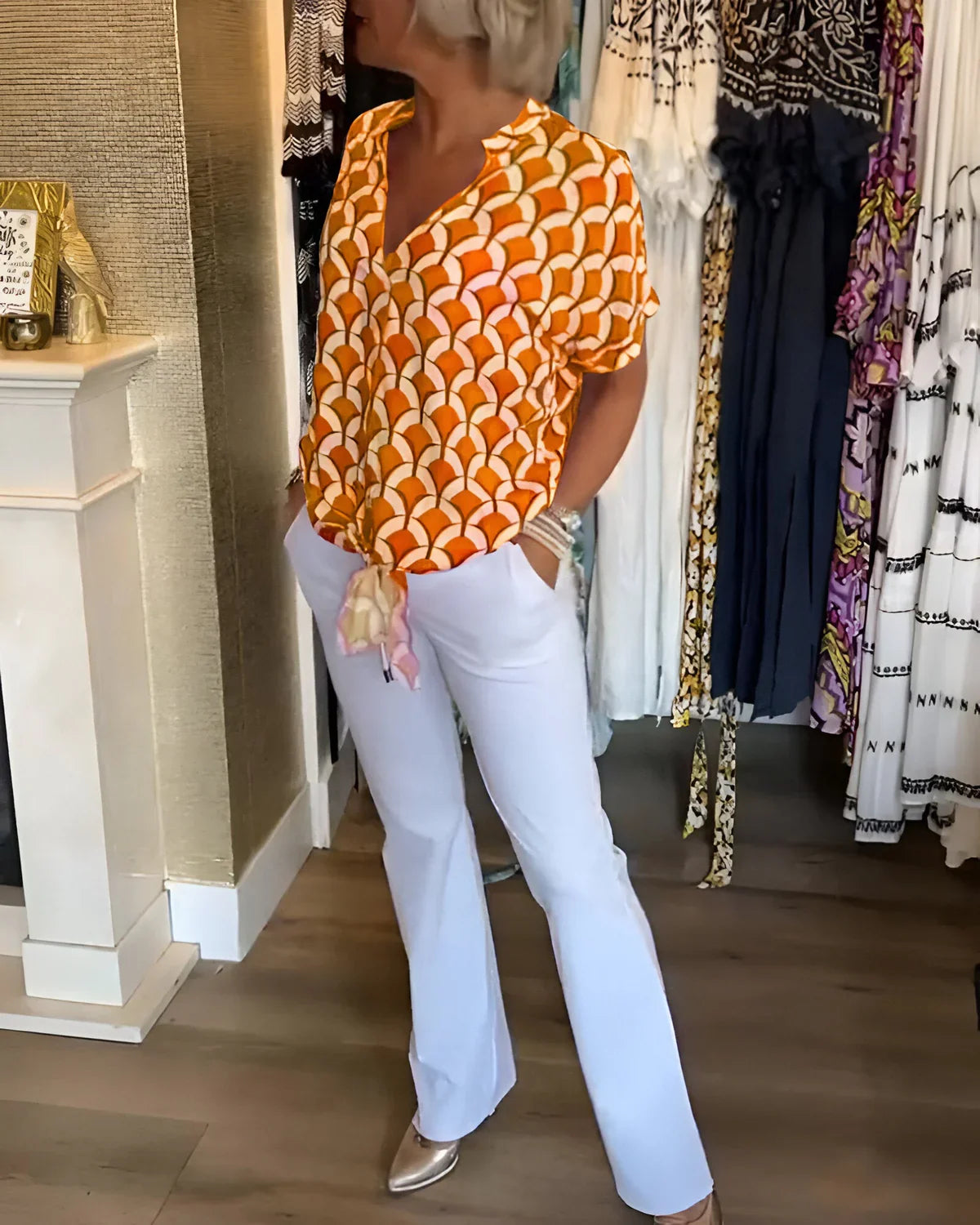 Leontine™ | Let Sommerbluse – Elegance & Komfort