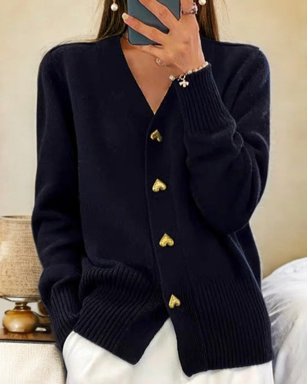 Nordique | Romantisk Strik Cardigan