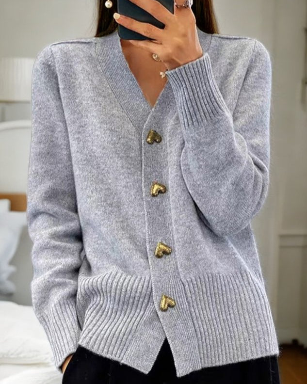 Nordique | Romantisk Strik Cardigan
