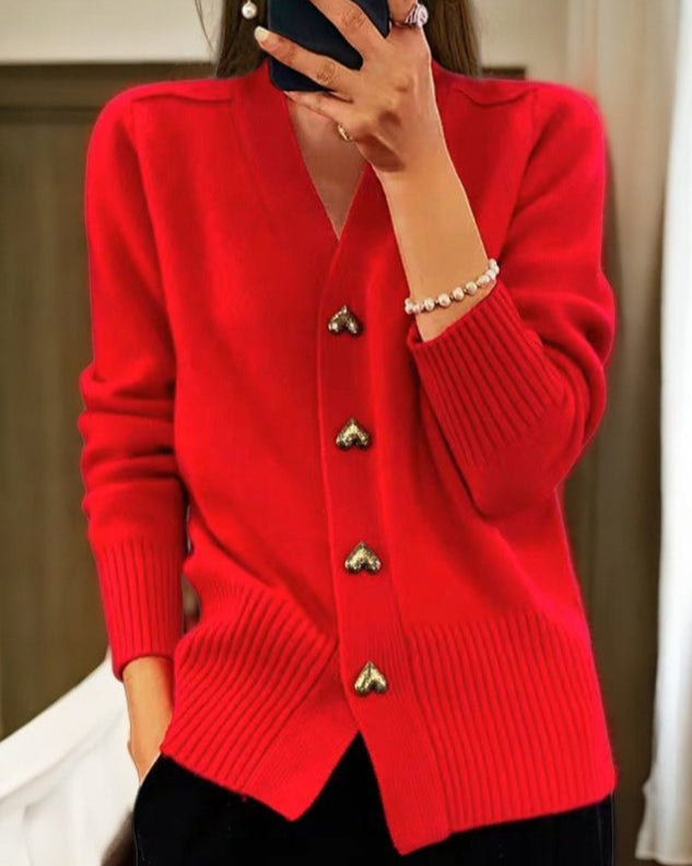 Nordique | Romantisk Strik Cardigan